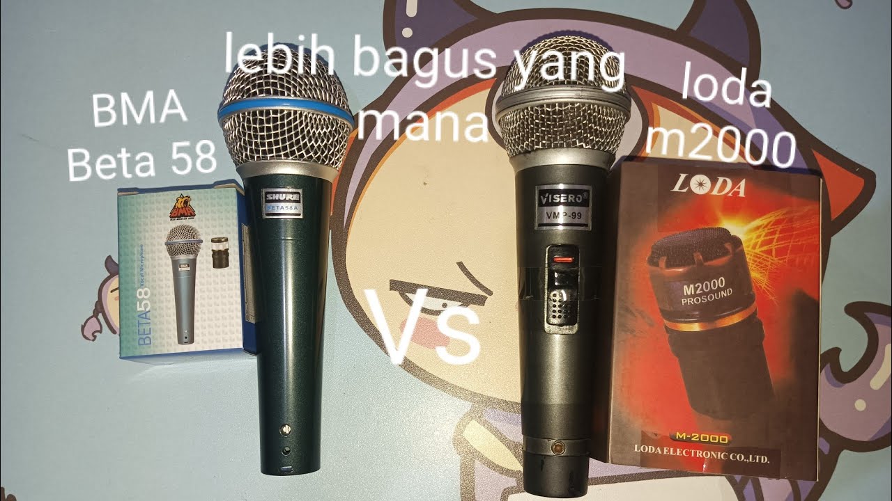 Review spul mic Loda M2000 & BMA Beta 58