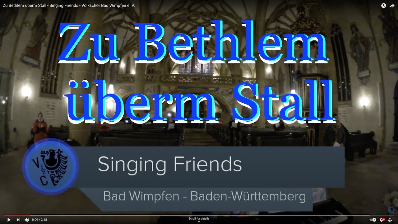 Zu Bethlem überm Stall