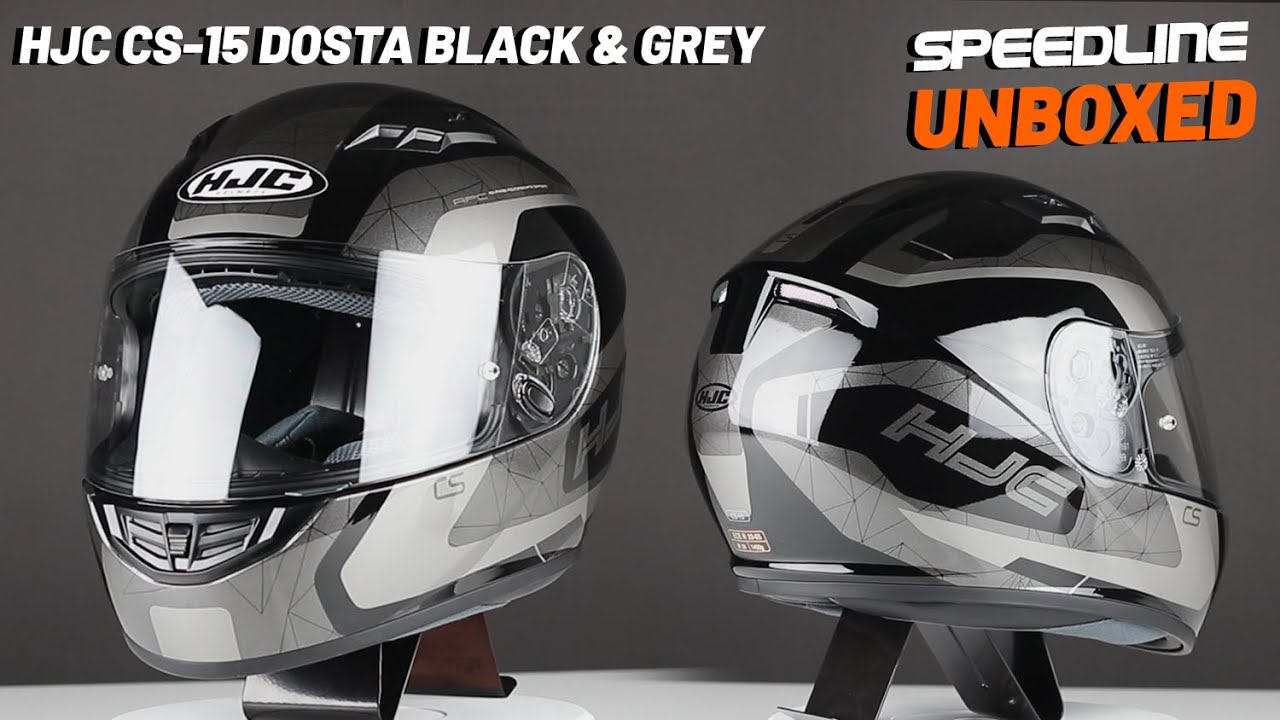 HJC CS 15 Dosta Black & Grey | Speedline