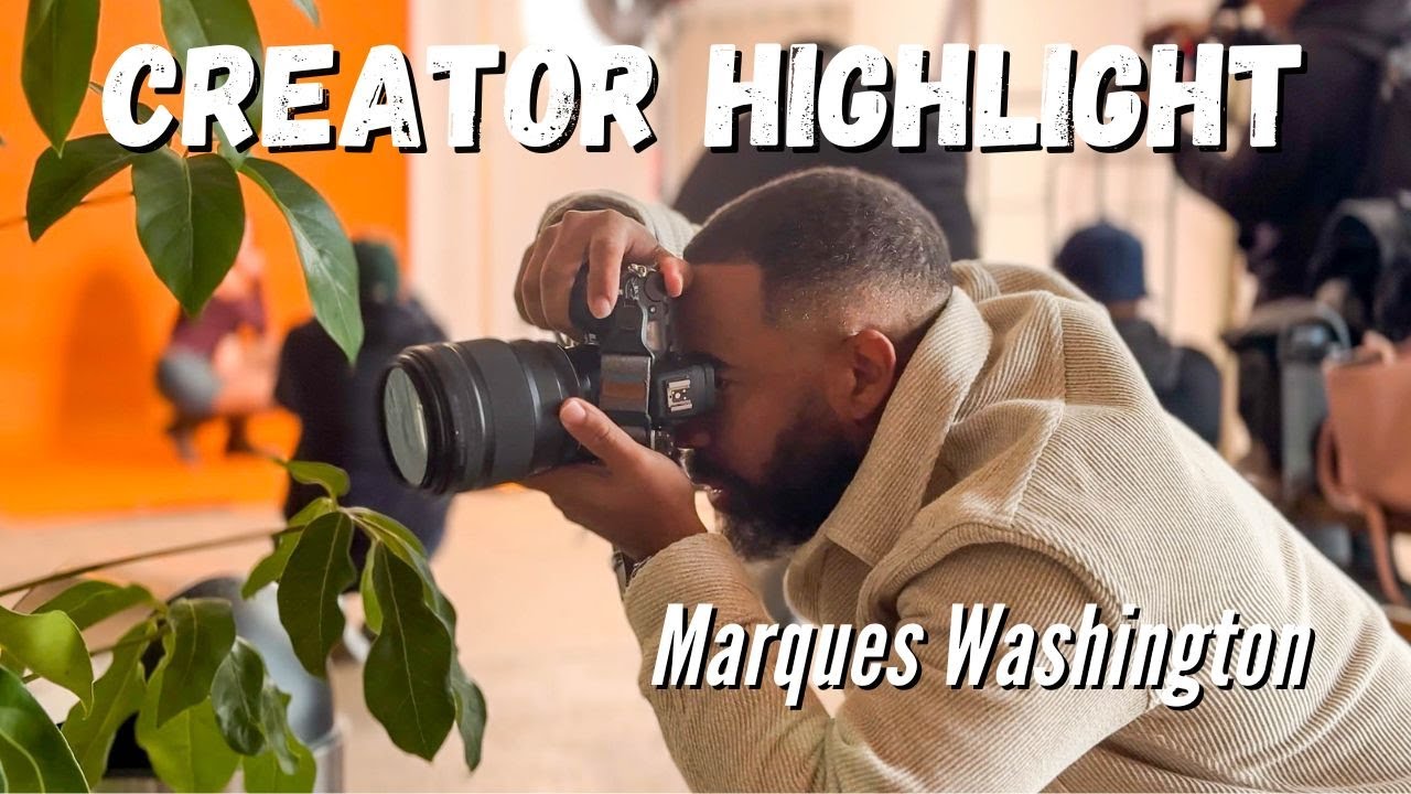 Creator Highlight: Marques Washington | Capturing Emotion Through Portrait Photography