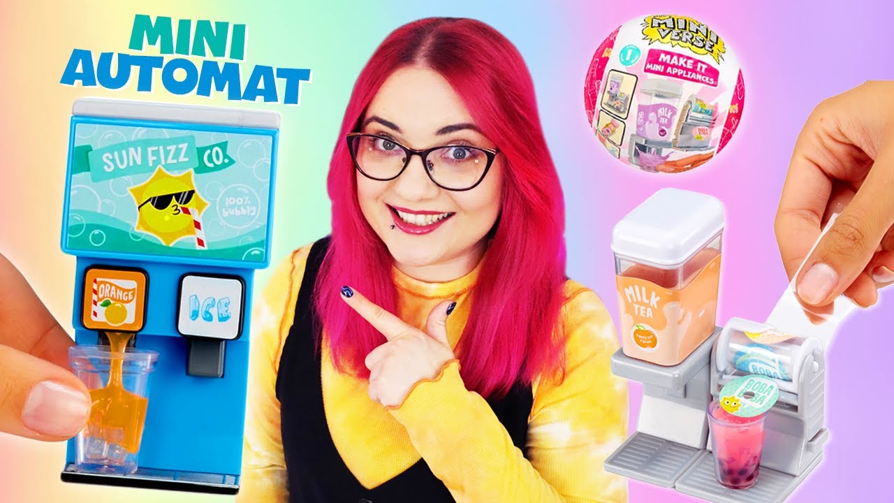 Mini AUTOMATY z NAPOJAMI 🥤 DIY Miniverse