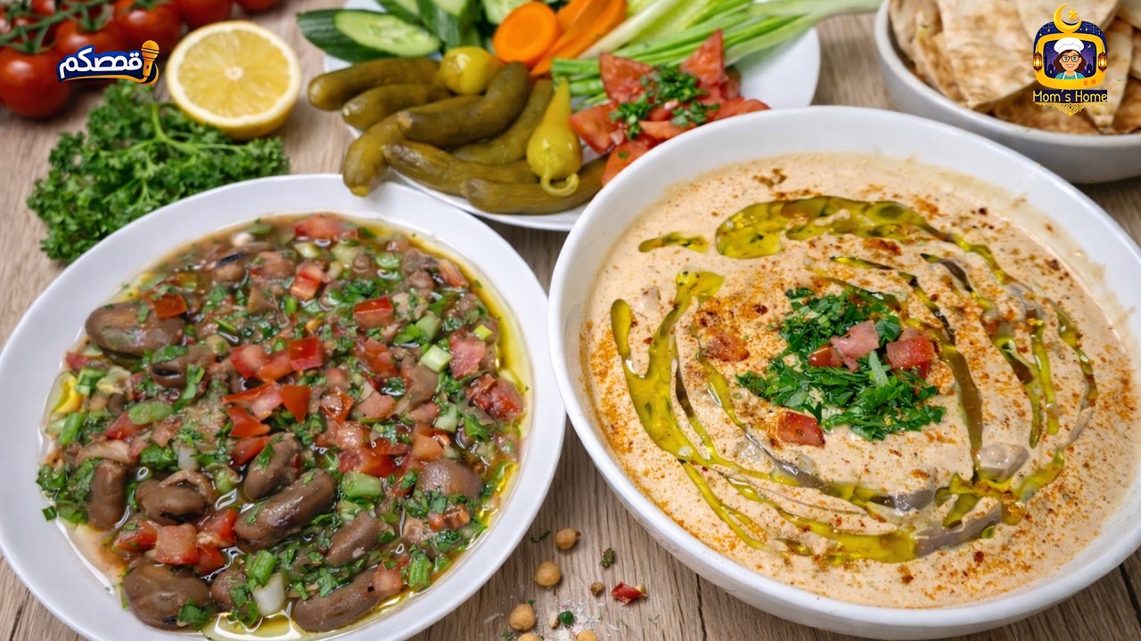 سر طعم فول حلب الحقيقي 😋 وصفة فطور عربية مميزة