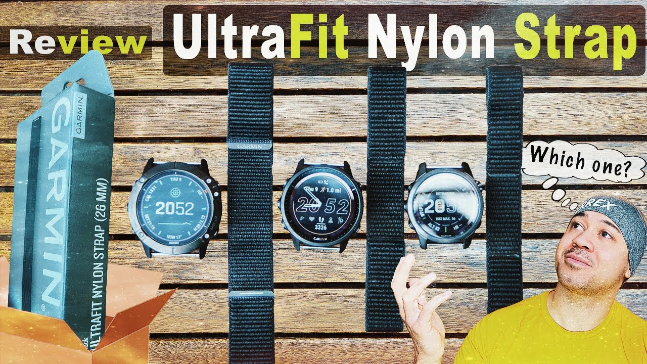 Garmin UltraFit Nylon Strap | FULL REVIEW | Enduro vs 955 vs Fenix 7s bands (26mm, 22mm 20mm)