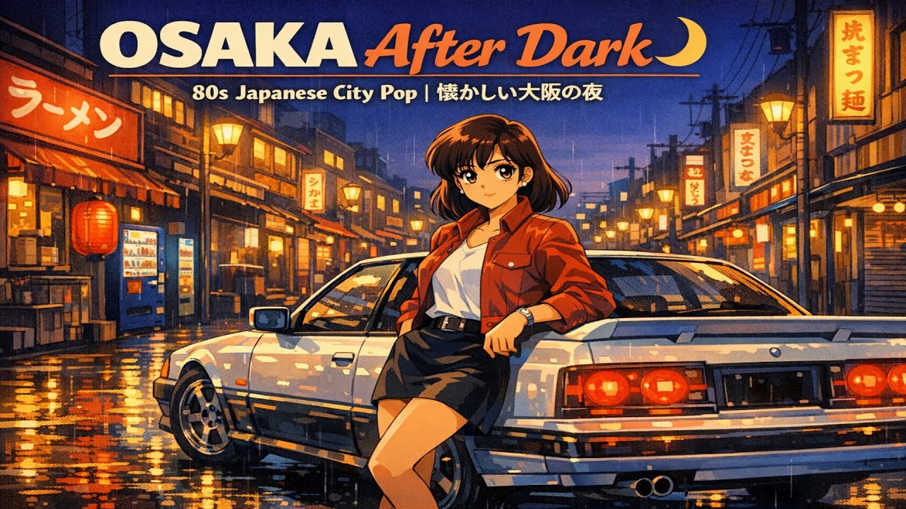 OSAKA STREETS 🌙 80s Japanese City Pop | 懐かしい日本のシティポップ