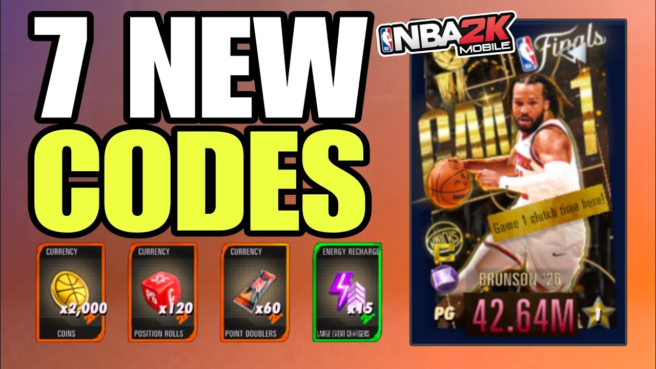 *НОВЫЕ* ПРОМОКОДЫ ДЛЯ NBA 2K MOBILE В ИЮНЕ 2026 | ВСЕ РАБОЧИЕ КОДЫ В NBA 2K MOBILE 2026