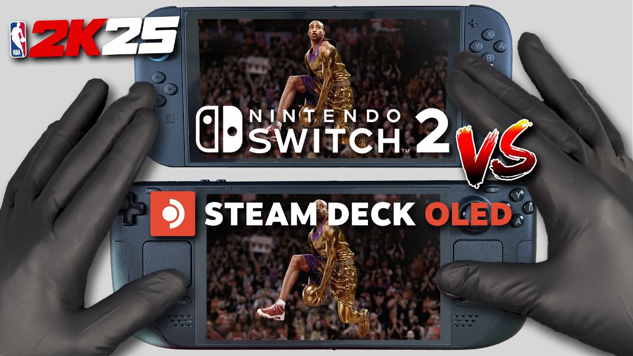 NBA 2K25 | Nintendo Switch 2 против Steam Deck OLED | Прямое сравнение игрового процесса