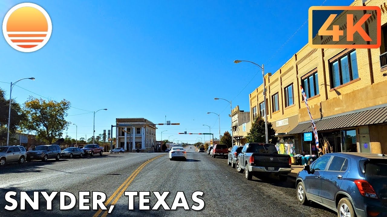 Snyder, Texas! Drive with me!