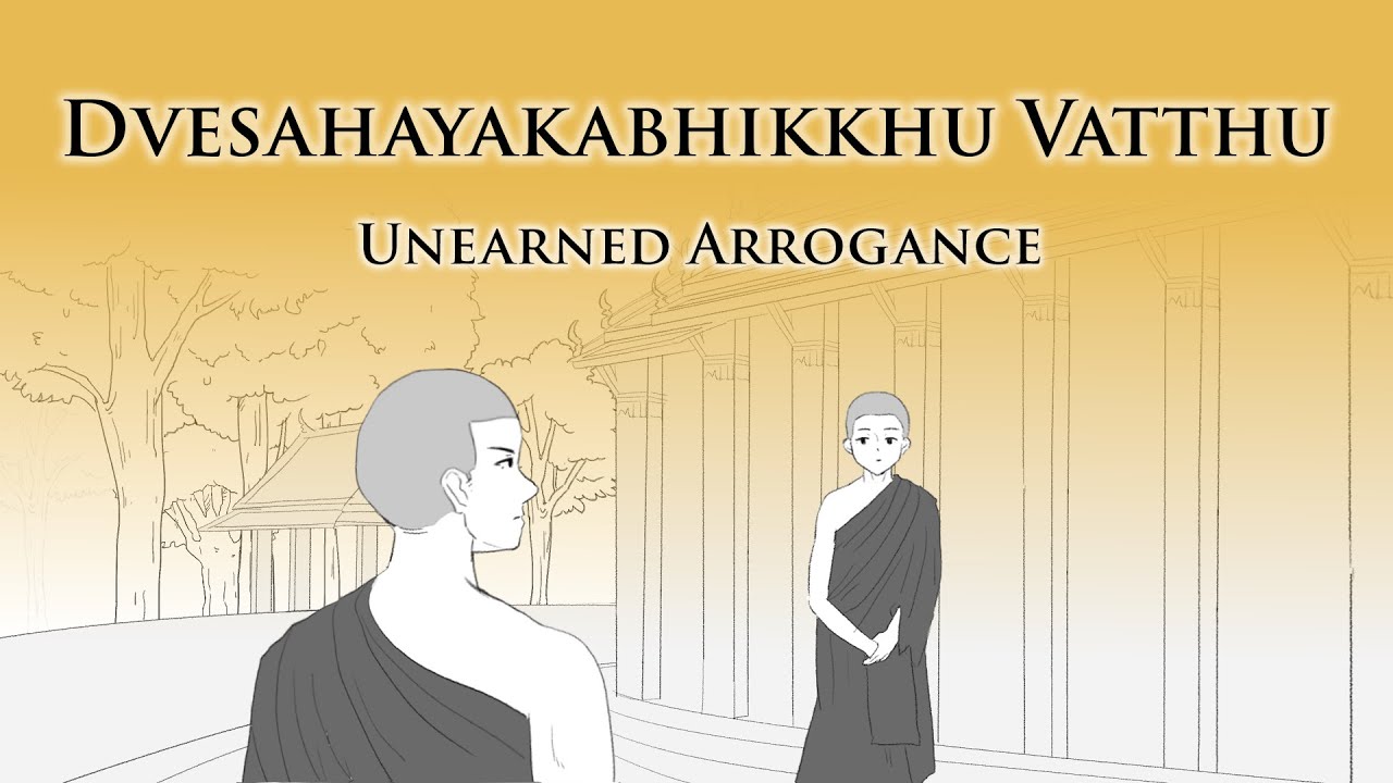 Unearned Arrogance | Dvesahayakabhikkhu Vatthu | Dhammapada V.19-20 | Animated Buddhist Stories