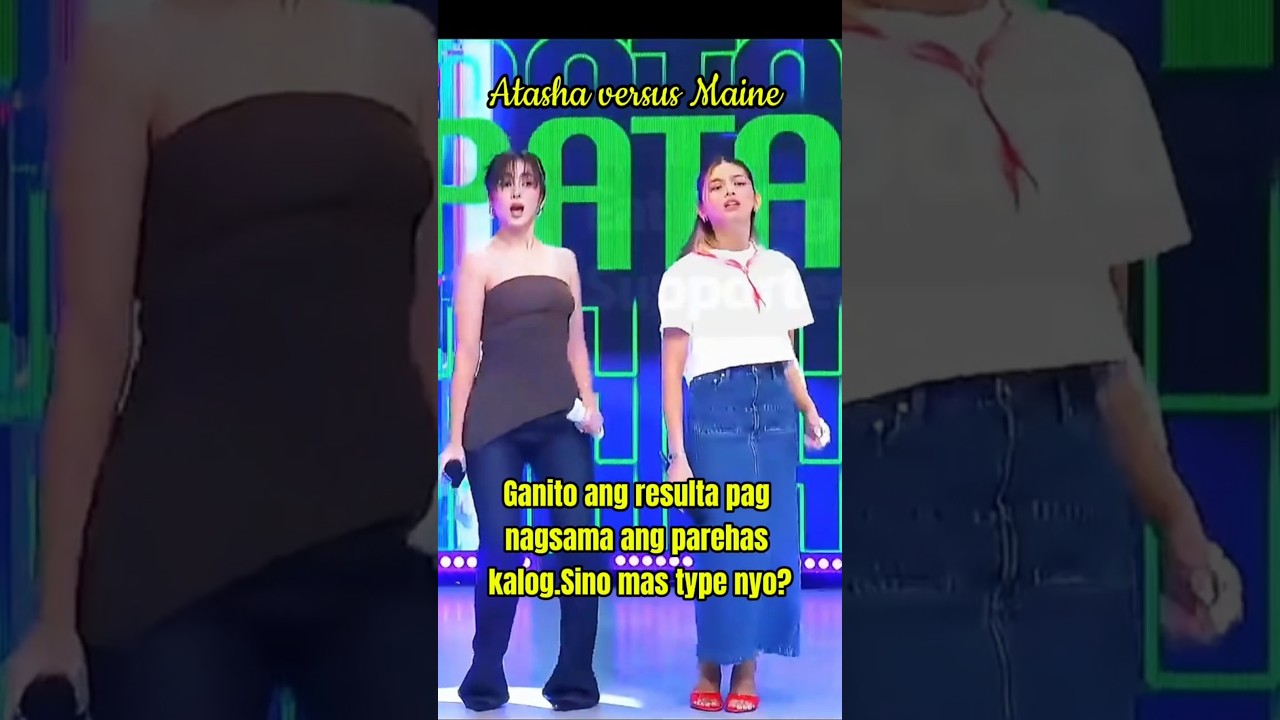 Atasha & Maine in the same frame.#eatbulaga #ccto #dancechallenge #mainemendoza #atashamulhach #fyp