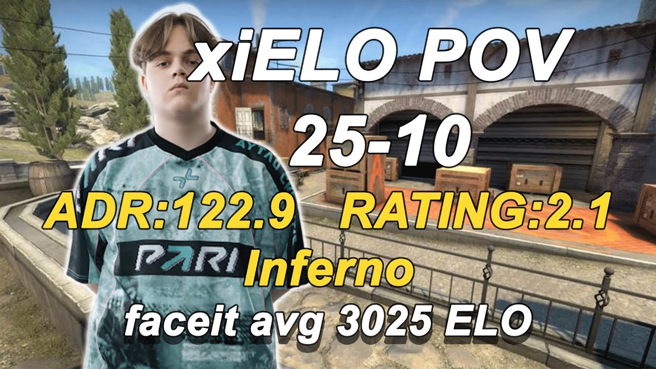 xiELO(25-10) Solo Queue Voice Comms(Inferno) | FACEIT avg 3025 ELO | CS2 POV | DEMO | Nov 20,2025