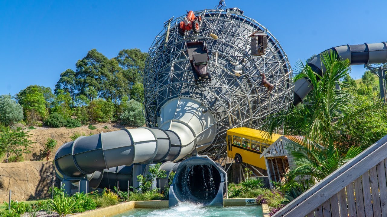 Jamberoo Action Park - Perfect Storm | Amazing Funnel Waterslide!