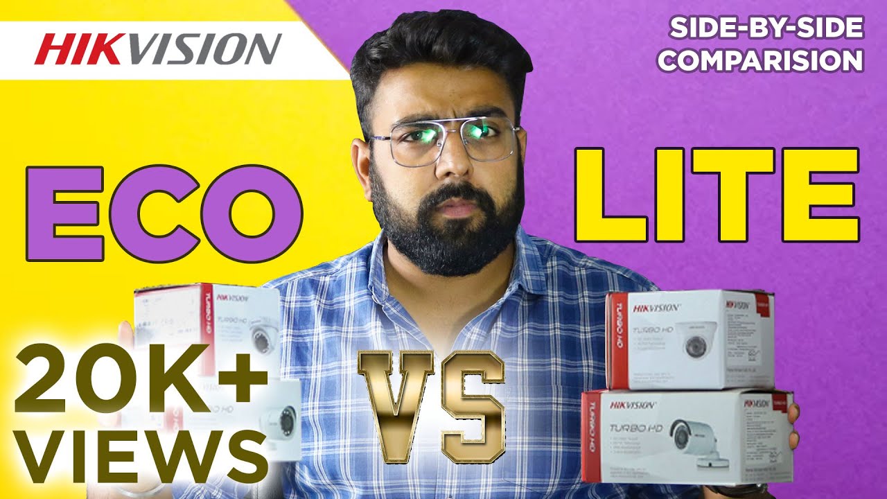 Hikvision eco vs eco lite HD Camera : Don't be FOOLED by the SELLER | MUST WATCH