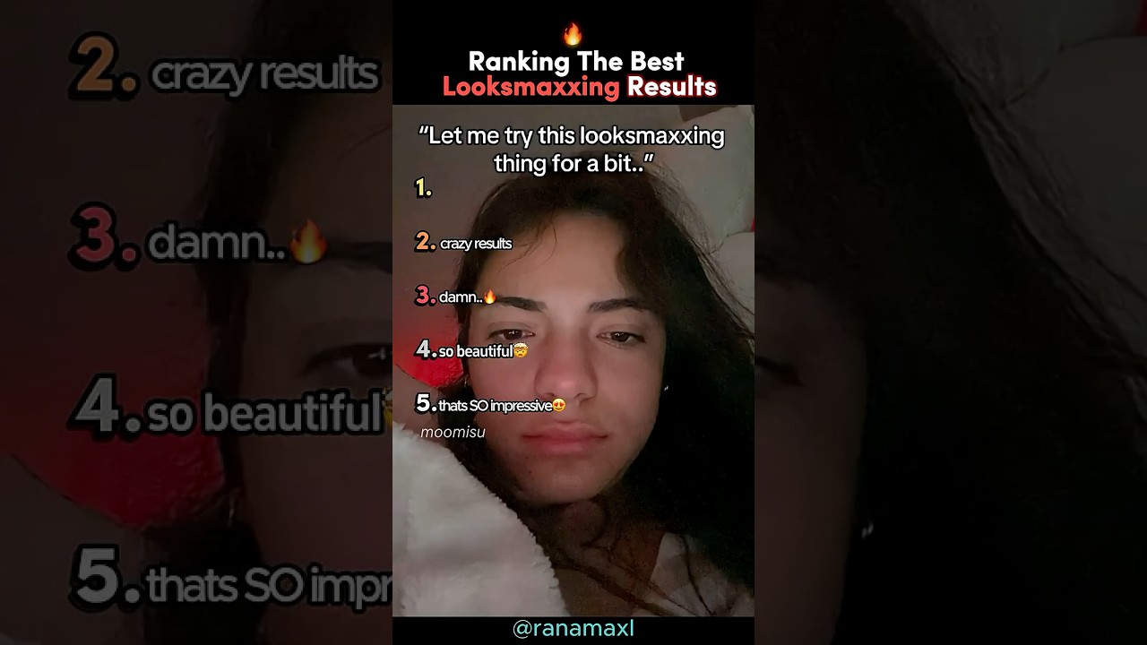 Ranking The Best Looksmaxxing Results EVER 🤯 #looksmaxxing