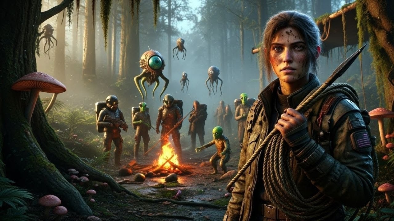 Kadetten ohne Ausrüstung in Panik – doch Menschen bauten Seile, Speere & Feuer selbst | HFY Sci-Fi