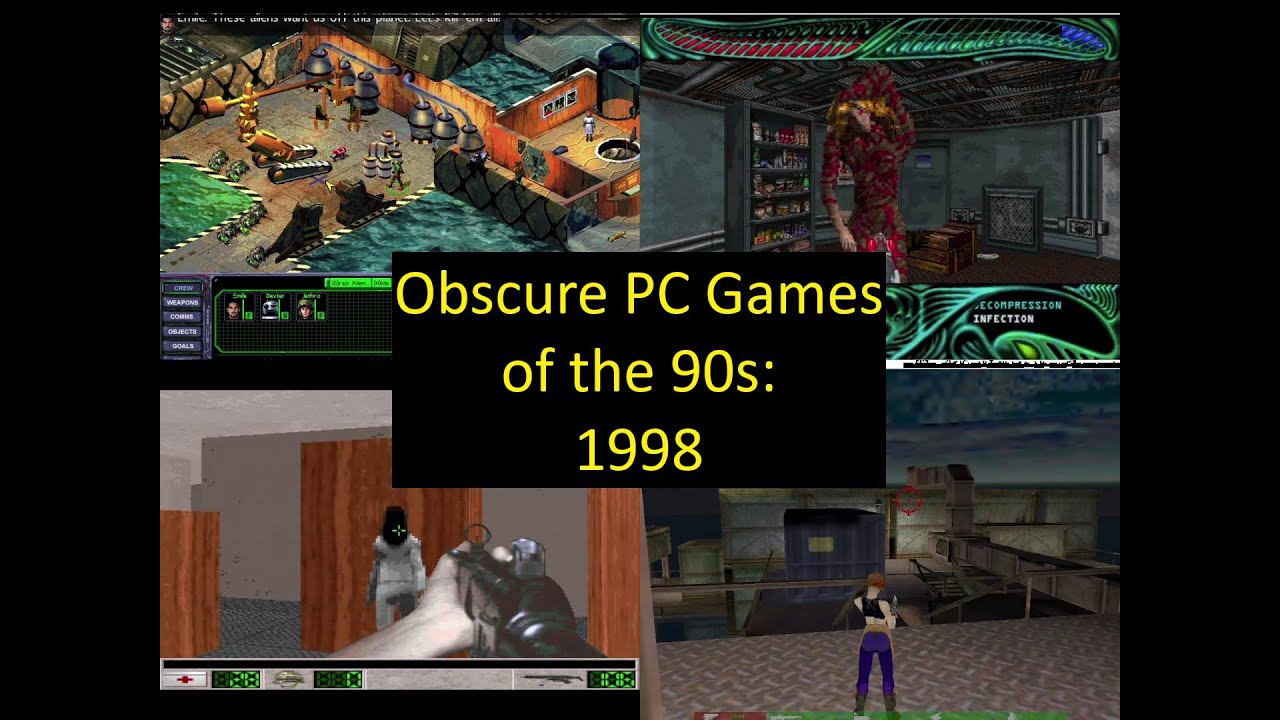 100 Obscure PC Games of the 1990s (Part 9: 1998) ...in 10 Minutes! [TURN ON SUBTITLES]