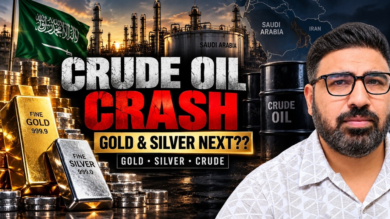 Crude Oil Crash! Gold & Silver Next? | Global Markets Today | Oil Prices & Market Outlook