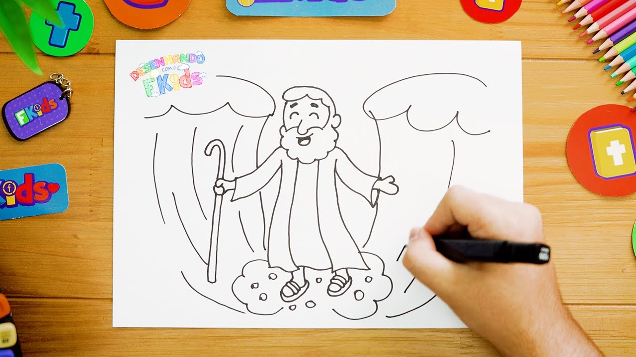 DESENHANDO HISTÓRIAS BÍBLICAS (Moisés) - Filadélfia Kids