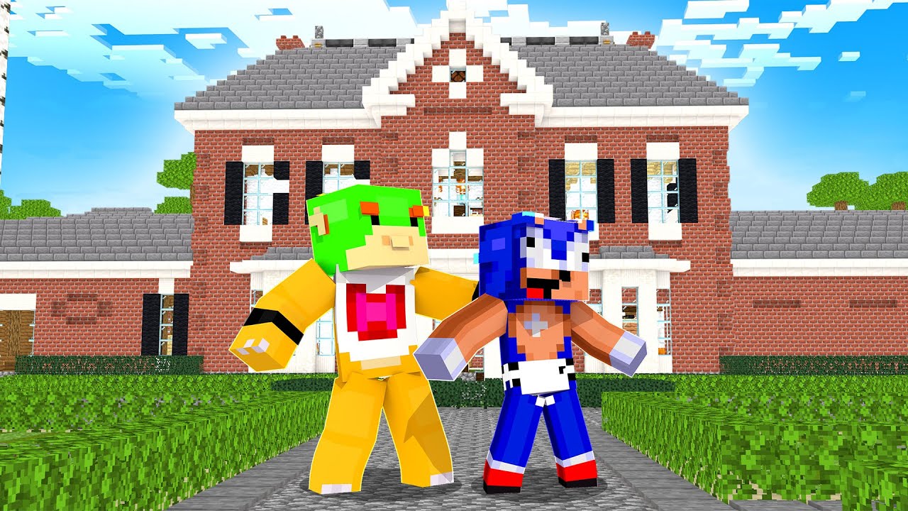 Minecraft Sega Fun House - Baby Sonic's NEW Fun House Mansions! [41]