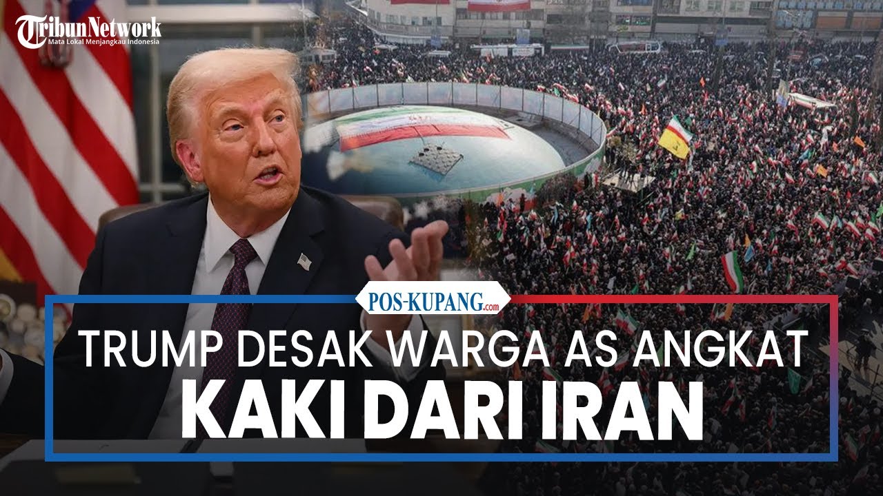 Trump Desak Warga AS Angkat Kaki dari Iran Jelang Negosiasi Nuklir Krusial di Oman