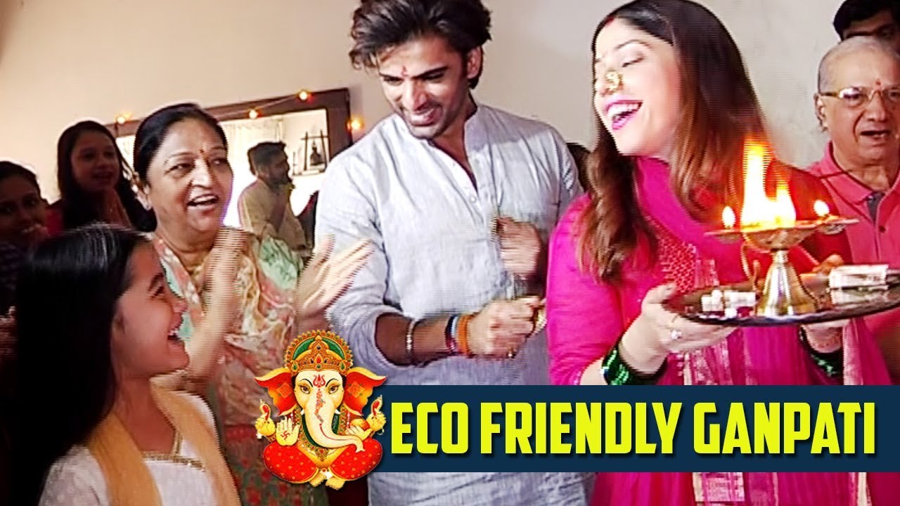 Mohit Malik With Wife Pooja & Akriti Sharma Celebrate Ganesh Chaturthi At His Home