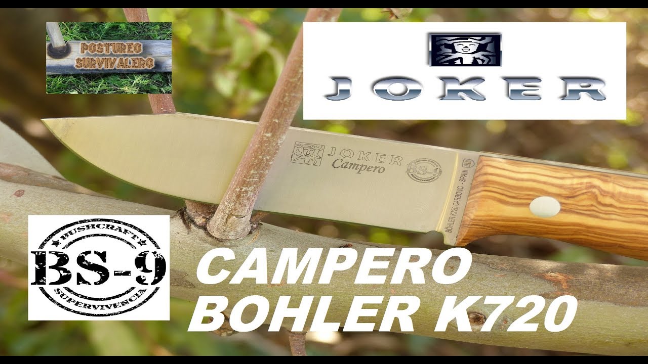 JOKER BS9 CAMPERO ACERO CARBONO BOHLER K720