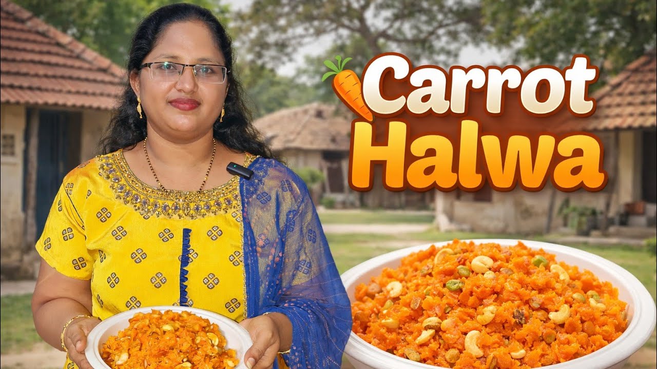 Carrot Halwa తింటే ఉంటుంది😋😋 ll Gajar ka Halwa 
