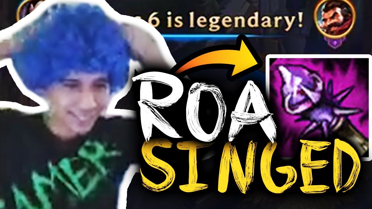 SirhcEz - ROA PENTAKILL SINGED HOW TO MAKE ENEMY SURRENDER AT 15 MINUTES