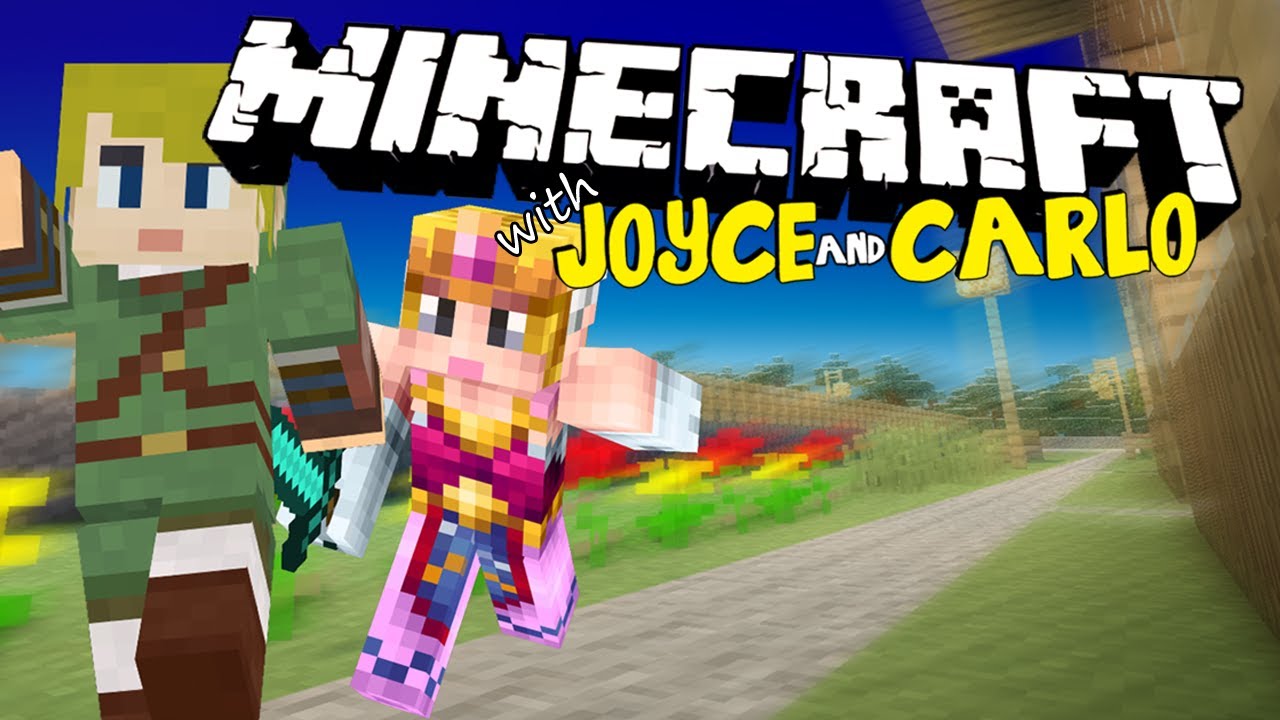 Minecraft with Joyce and Carlo #1: HI JOYCE!