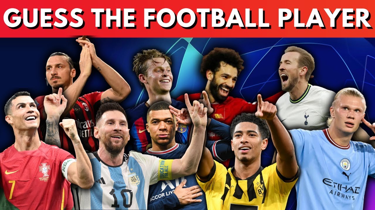 Guess the Football Players Name Challenge ⚽ | Soccer Player Quiz 2023