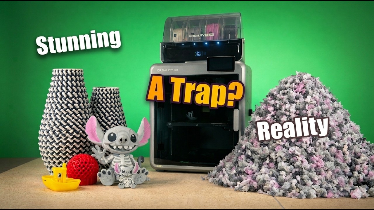 ЯВЛЯЕТСЯ ЛИ МНОГОЦВЕТНОСТЬ ЛОВУШКОЙ? Creality K2 Combo Waste Reality!