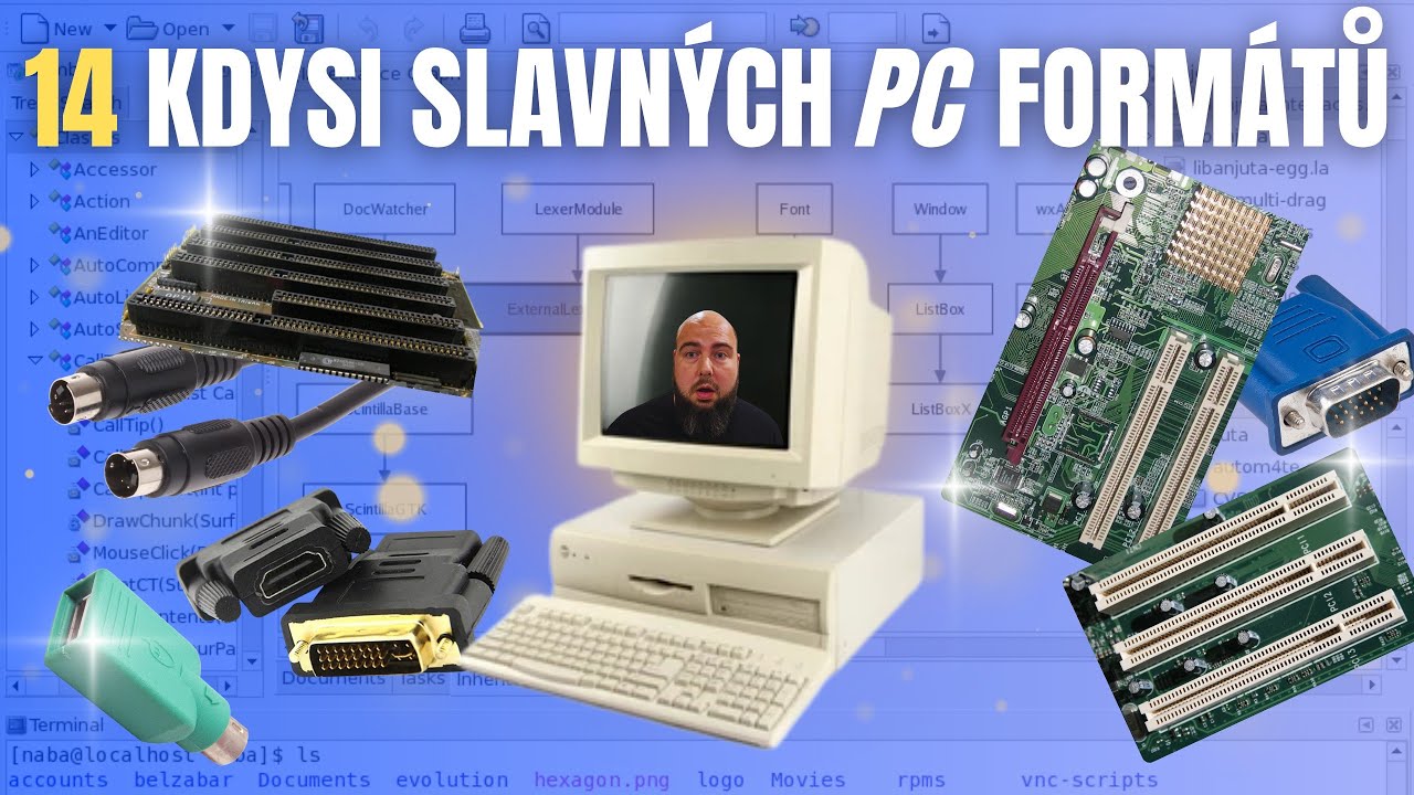 15 Kdysi slavných PC formátů, řadičů a kabelů