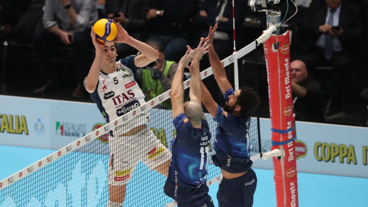 💥🏐 HIGHLIGHTS | Itas Trentino-Mint Vero Volley Monza 2-3 (Semifinale di Coppa Italia 2024)