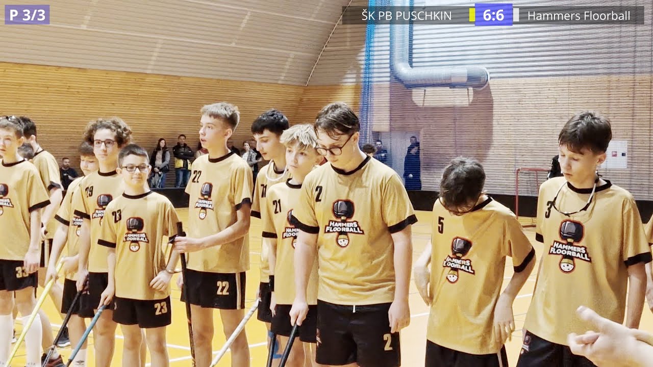 07.12.2025   ŠK PB PUSCHKIN  (6:6)  Hammers Floorball