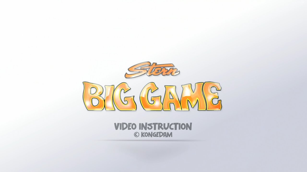 Learn How To Play Big Game (Stern 1980) Pinball Like A Pro With This Video Tutorial!