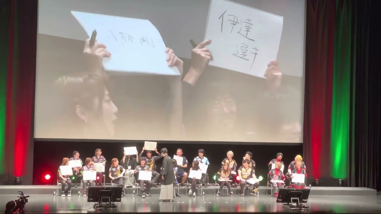 2023.01.06Mリーグプレミアムナイト　　　　　試合前ミニゲーム