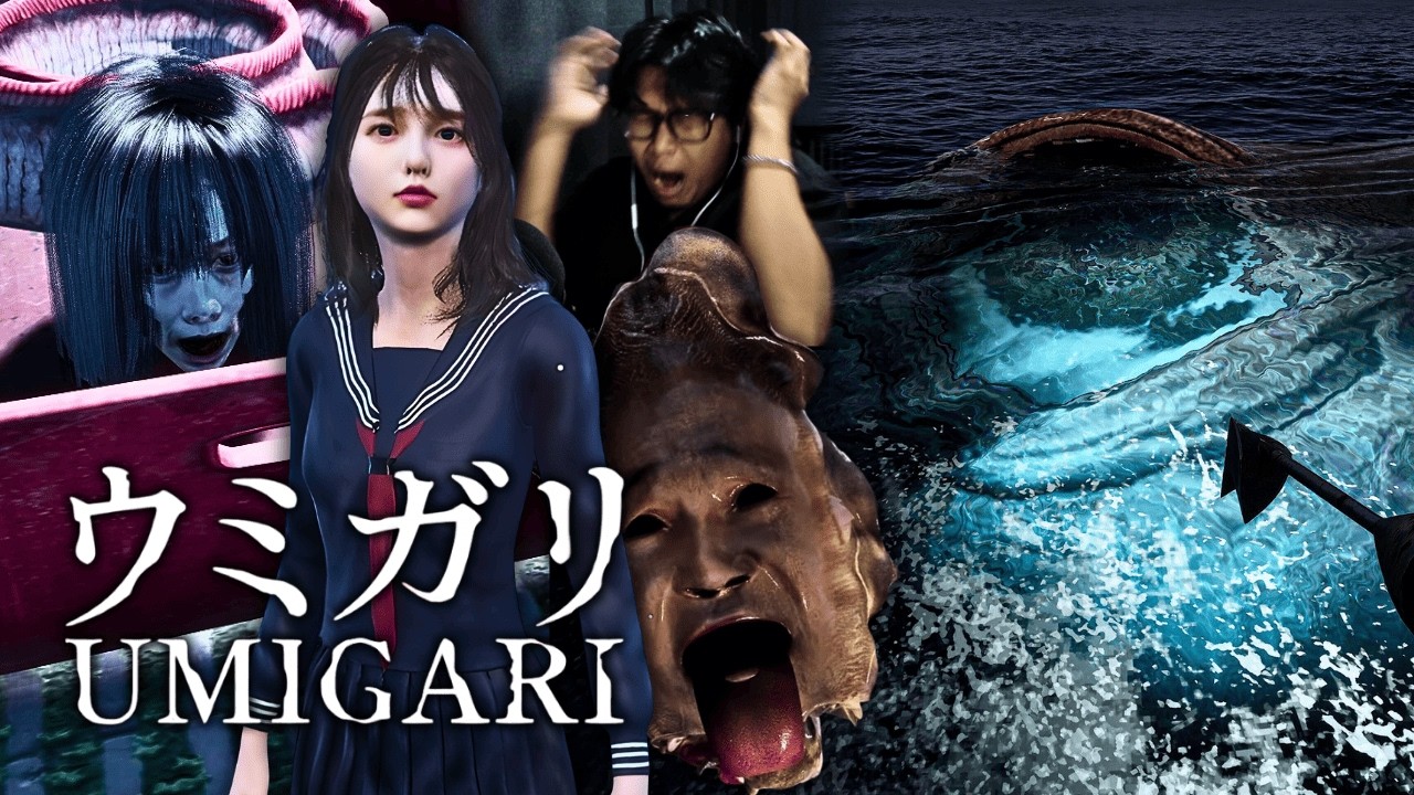 Man With Thalassophobia Plays Fishing Horror Game | UMIGARI (Full Game)