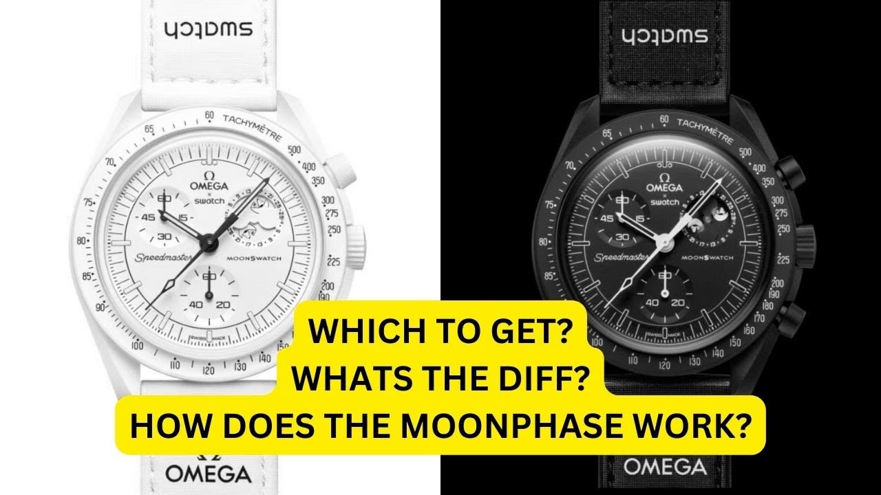 Swatch x Omega Moonswatch Snoopy (Black) - What's the diff?
