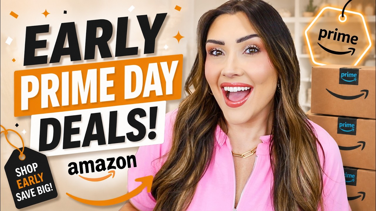 38 *EARLY* AMAZON PRIME DAY DEALS HAPPENING NOW 🧡‼️ home, fashion, beauty & more! #amazonprimeday