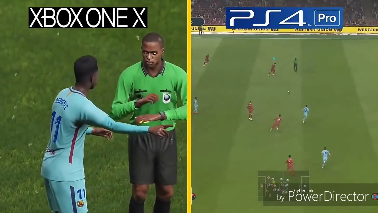 PES 2019  Xbox One X VS PS4 Pro  Graphics Comparison