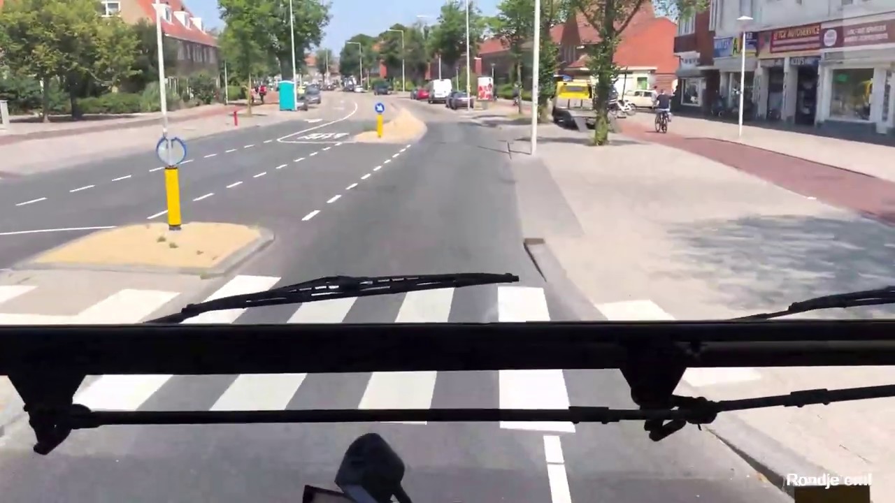 Cabinerit GVB Buslijn 34 Amsterdam Centraal - Buikslotermeerplein (buschauffeur rijdt verkeerd!)