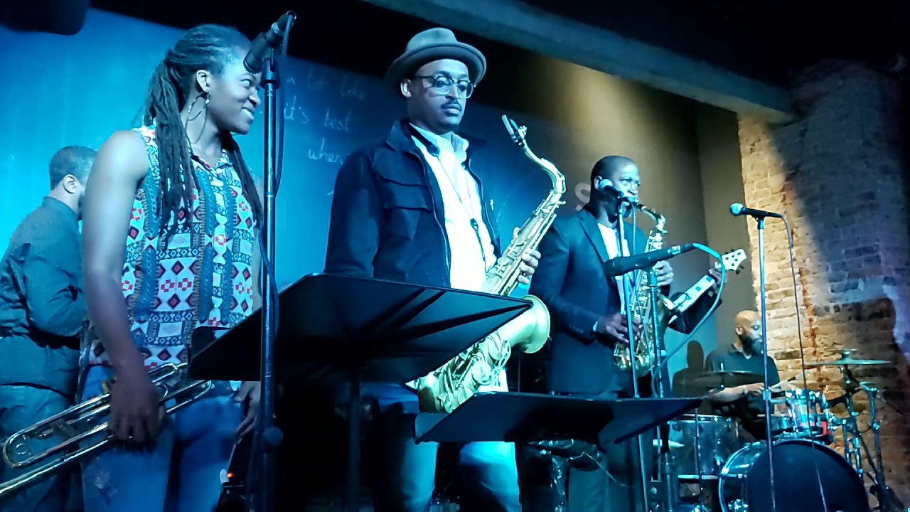 Mike Phillips performs live at the Unscripted Jazz Series