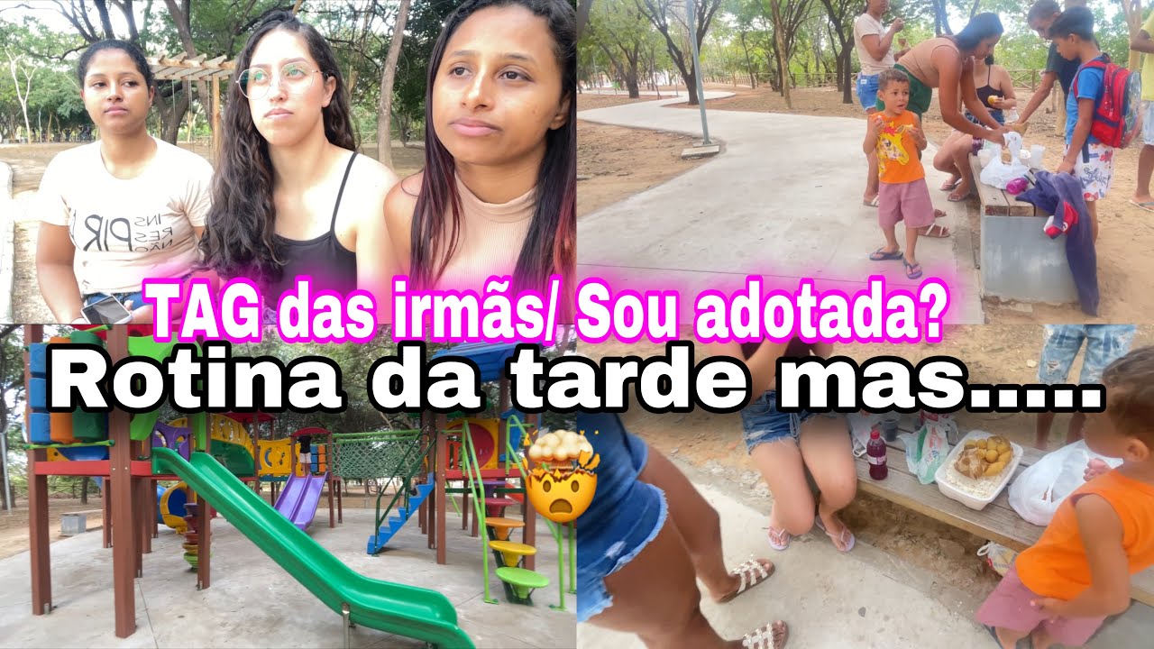 TAG DAS IRMÃS ⁉️Ela ficou com raiva 😤 + Rotina da tarde com as crianças