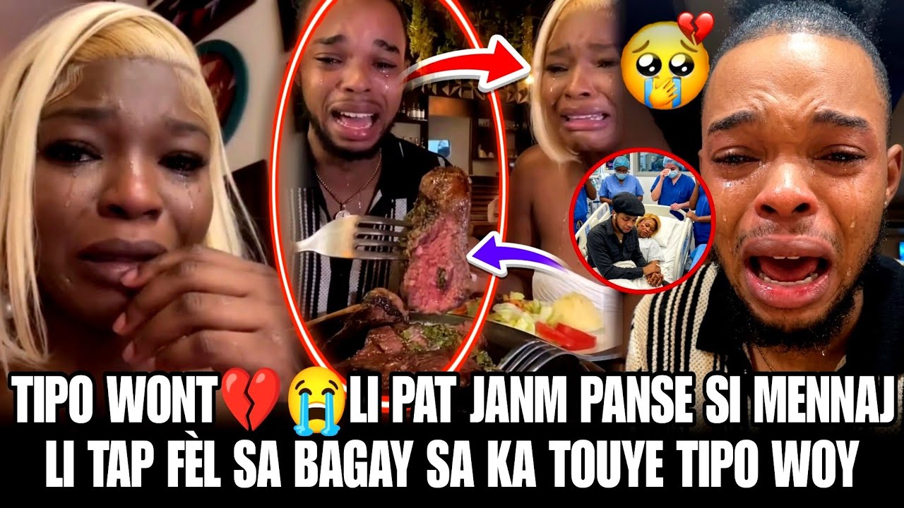 TIPO WONT 💔😭 LI PAT JANM PANSE SI MENNAJ LI TAP MENNENL NAN YON RESTORAN KONSA KÒB LAN GASPIYE
