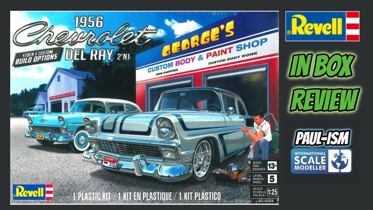 1/25 Revell '56 Chevrolet Del Ray In Box review