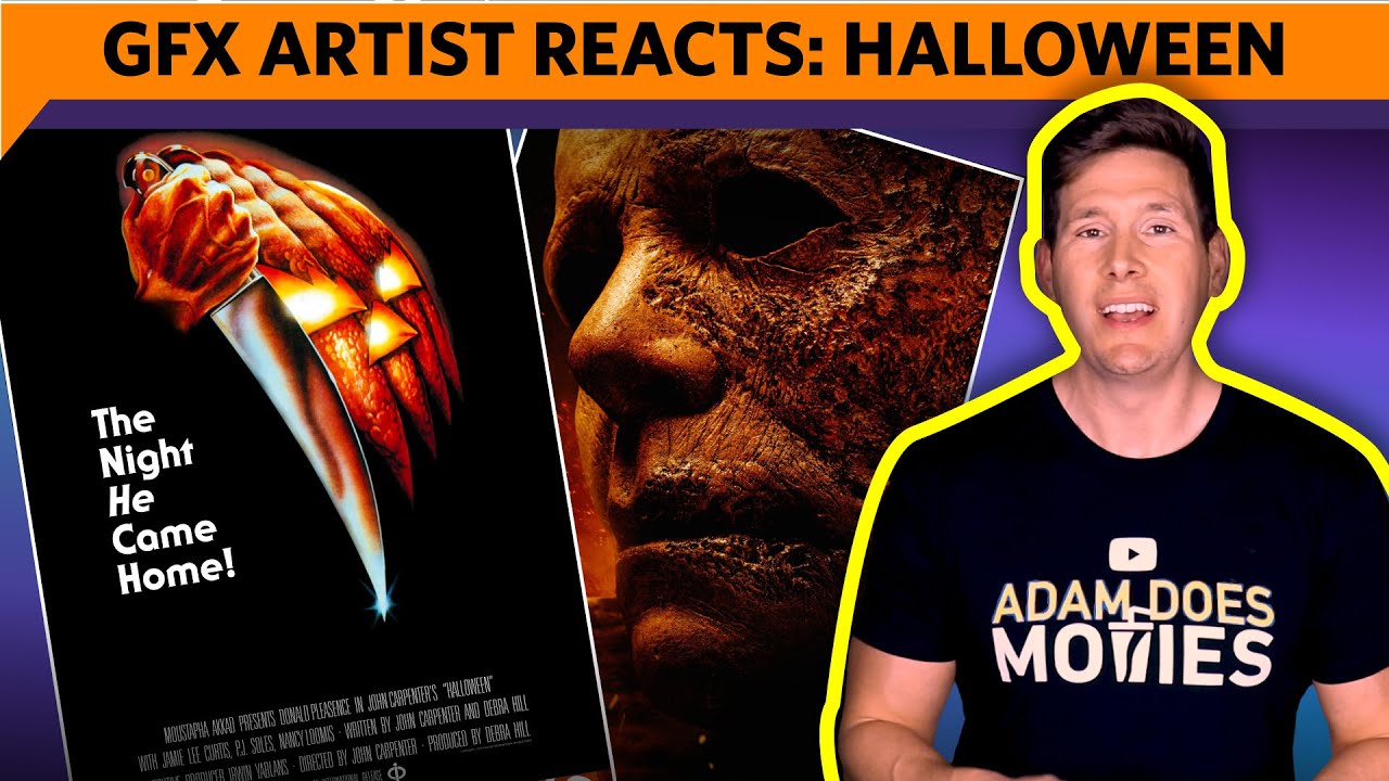 GFX Designer Reacts  To Bad & Good Halloween Movie Posters