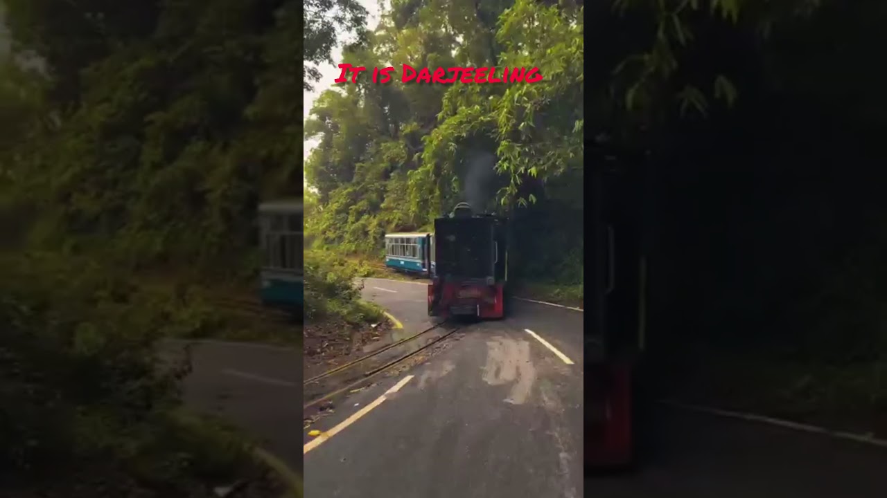 Darjeeling toy train #travel #hillstationvlog
