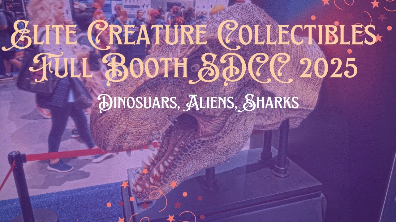 ECC at SDCC 2025: Full Booth Walkthrough | Horror Icons, Voltron & T-Rex Head
