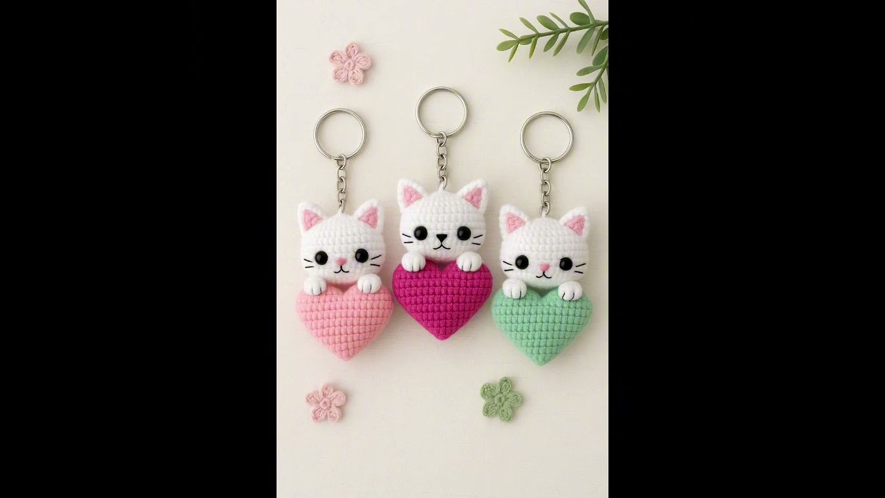 42 Handmade Crochet Keychain Ideas | Cute & Creative DIY Crochet #handmade #crochet #yarn #viral