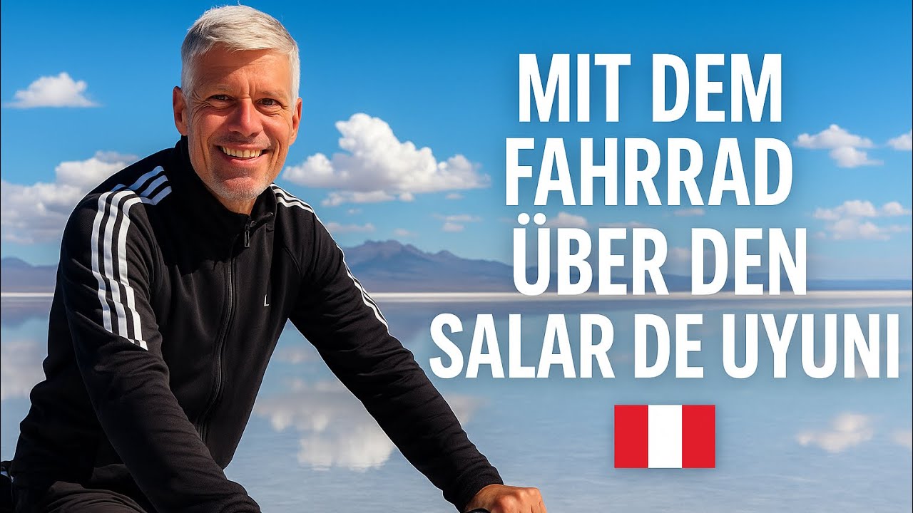 Mit dem Fahrrad durch die endlose Salzwüste von Bolivien | Salar de Uyuni Abenteuer