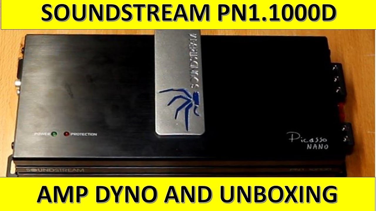 Soundstream Picasso Nano PN1.1000D Amp Dyno and Unboxing
